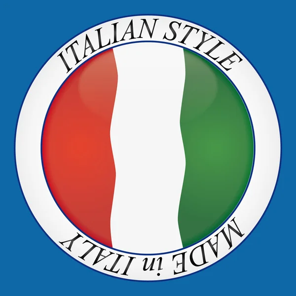Икона итальянского стиля — стоковый вектор