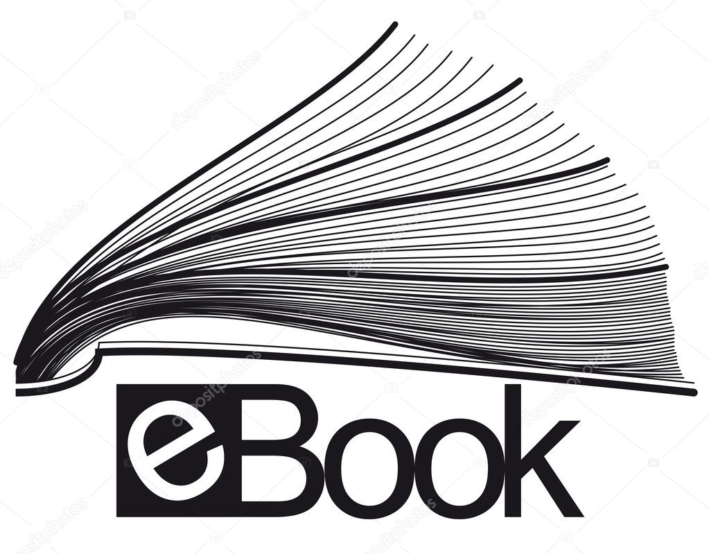 stylized ebook icon