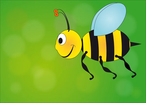 Fly bee — Stock Vector