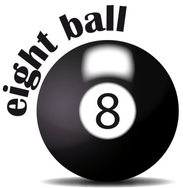 Eight ball clipart
