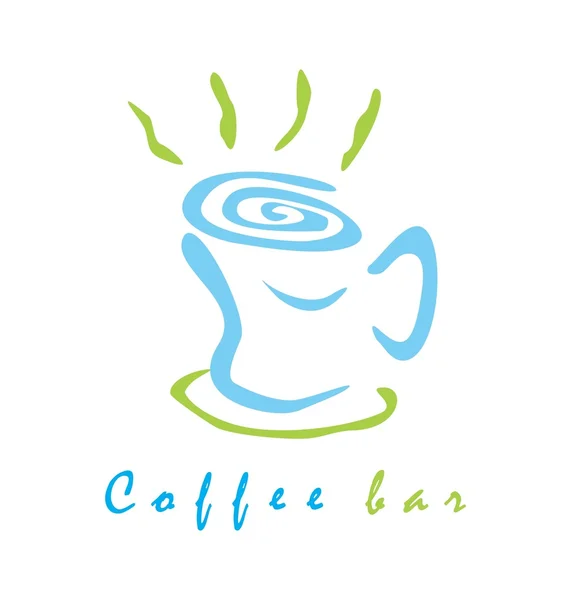 咖啡酒吧标志 — 图库矢量图片