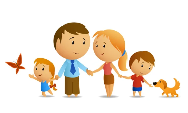 Щаслива родина — стоковий вектор