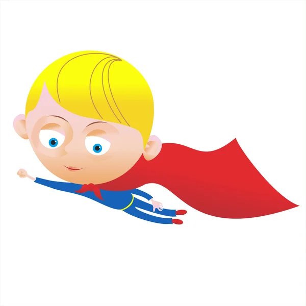 Superboy Kecil - Stok Vektor