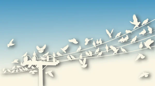 Птичий петух — стоковый вектор