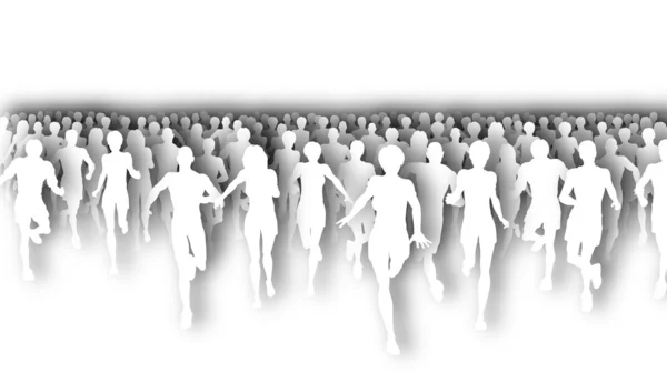 Marathon cutout — Stock Photo, Image