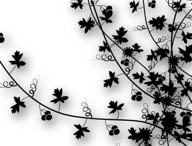 Climbing vines clipart