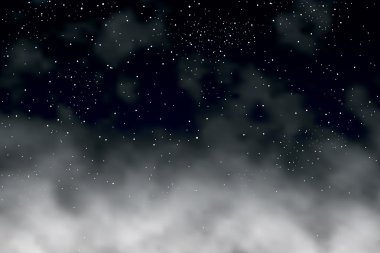 Night clouds clipart