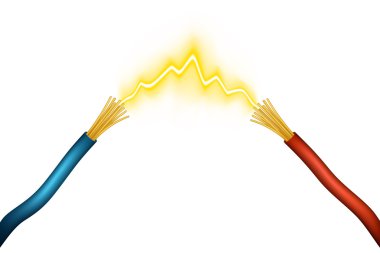 Spark wires clipart