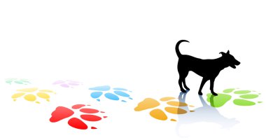 Doggy paws clipart