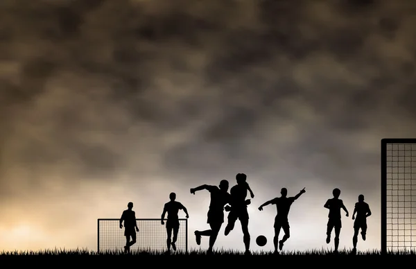 Jeu de football — Image vectorielle