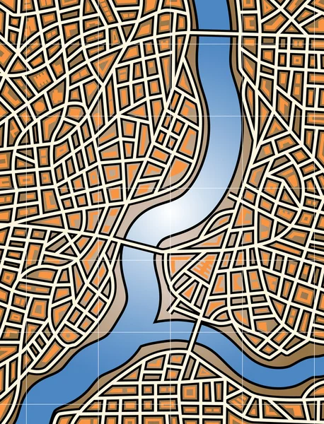 Rivière City — Image vectorielle
