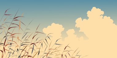 Reed sky clipart