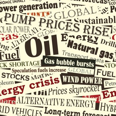 Energy headlines clipart