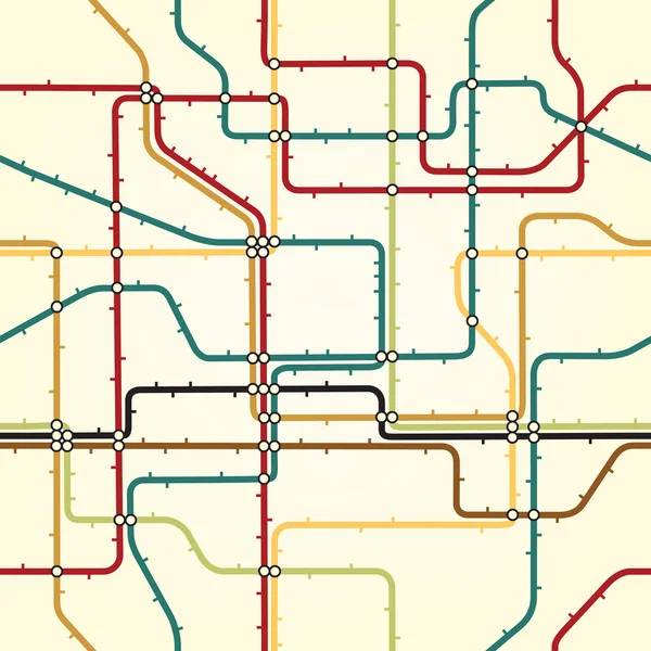Tuile de métro — Image vectorielle