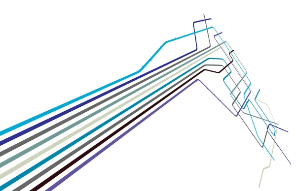 Blå linjer — Stock vektor