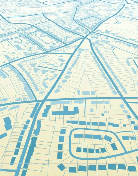 Ville bleue — Image vectorielle