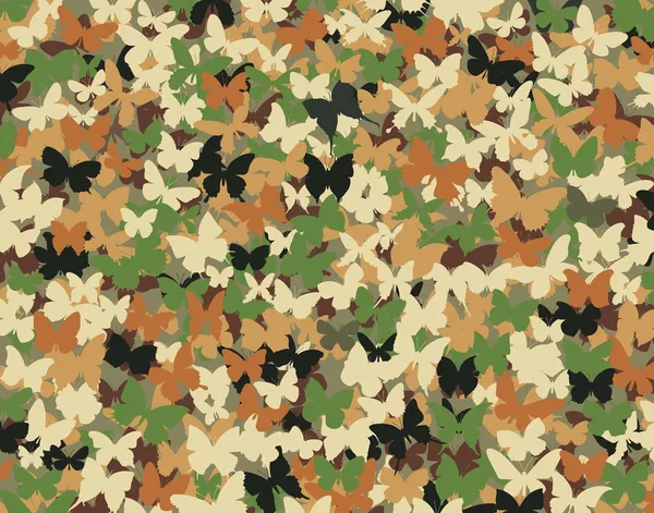 Butterfly kamouflage — Stock vektor