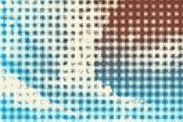 Paysage nuageux — Image vectorielle
