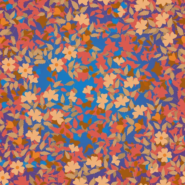 Wallpaper Floral - Stok Vektor