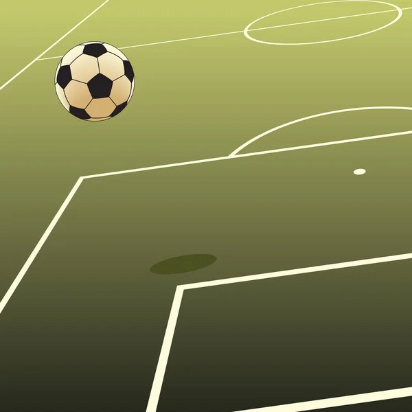 Emplacement de football — Image vectorielle
