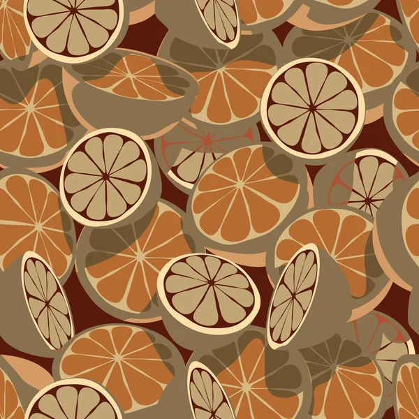 柑橘類のシームレスなタイル ロイヤリティフリーストックベクター