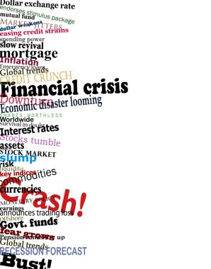 Financial crisis clipart