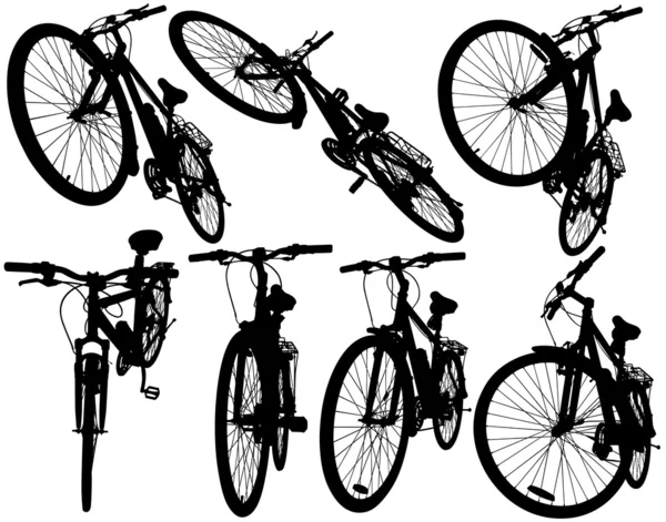 Sepeda gunung - Stok Vektor