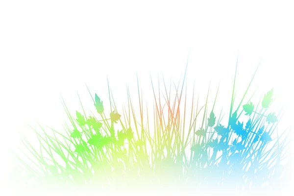 Rainbow gräs — Stock vektor
