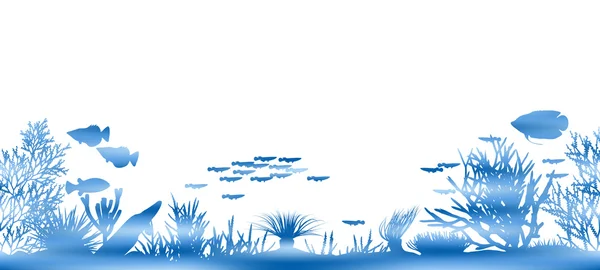 Wasserkorallen — Stockvektor