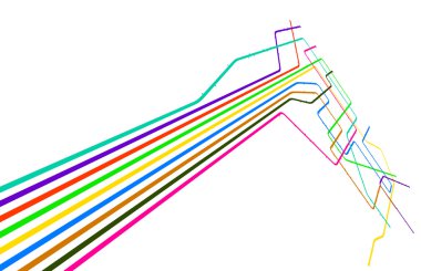 Colored lines clipart