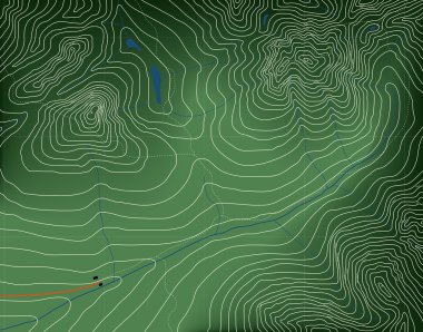 Topographic map clipart