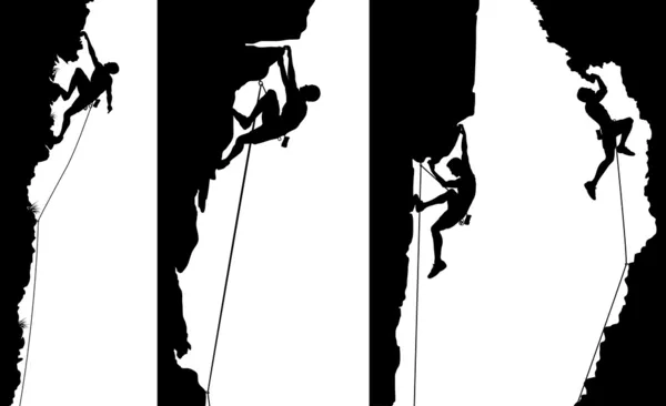 Panneaux latéraux grimpants — Image vectorielle