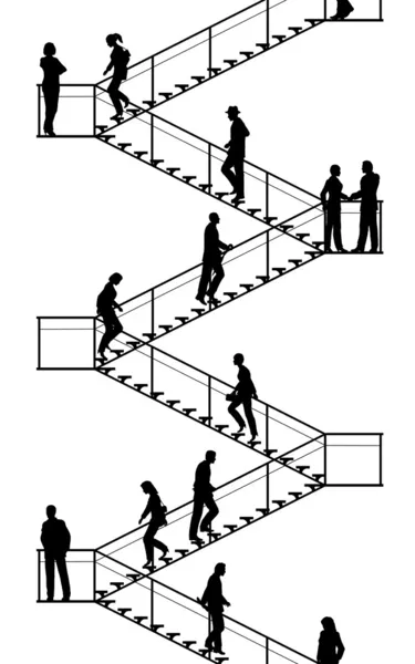 楼梯 — 图库矢量图片