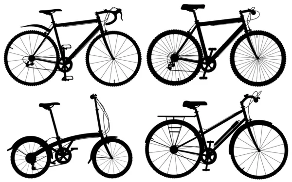 Bicicletas — Vetor de Stock