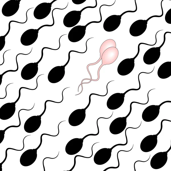 stock vector Gay sperm