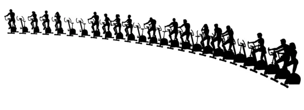 Vélos d'exercice — Image vectorielle