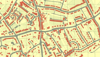 Suburb map clipart