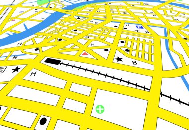 Streetmap clipart