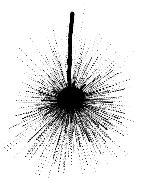 Explosion de chute — Image vectorielle