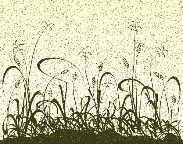 草原のグランジ — ストックベクタ