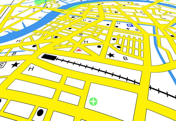 Streetmap — 스톡 벡터