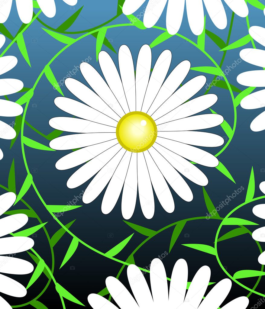 White flower Stock Vector Image by ©Tawng #6494283