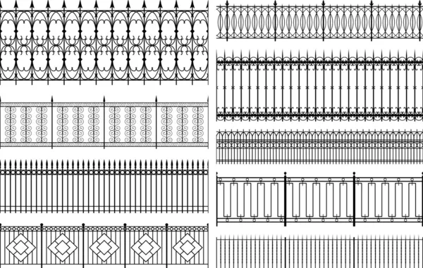 Fences — Stock Vector