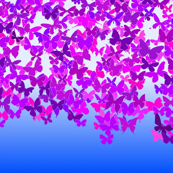 Schmetterlingshimmel — Stockvektor