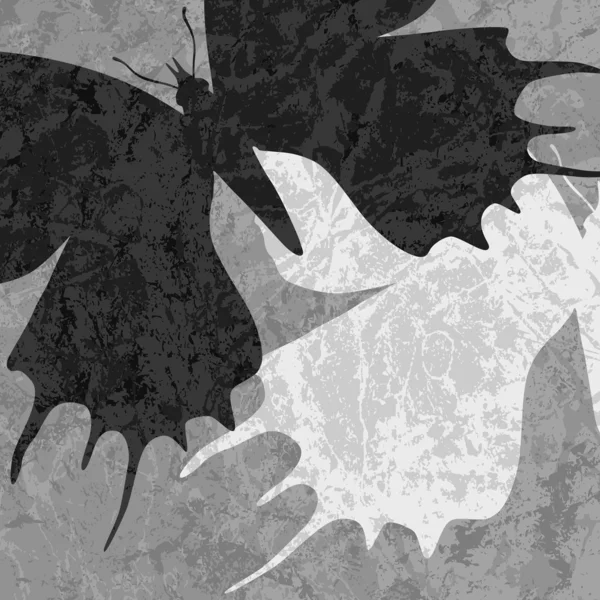 大理石的蝴蝶 — 图库矢量图片