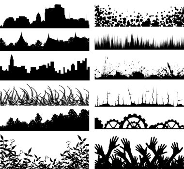 Foregrounds clipart