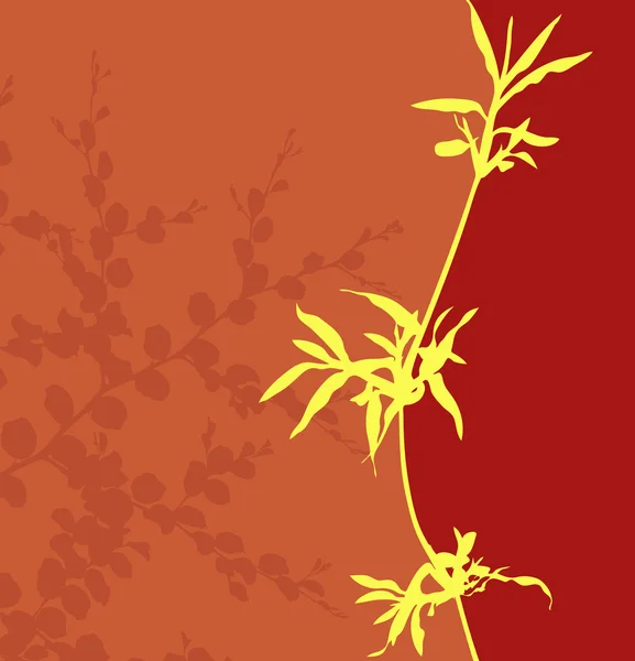 Herbe jaune — Image vectorielle