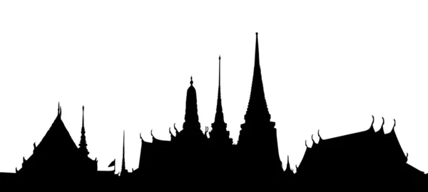 Templo tailandês —  Vetores de Stock
