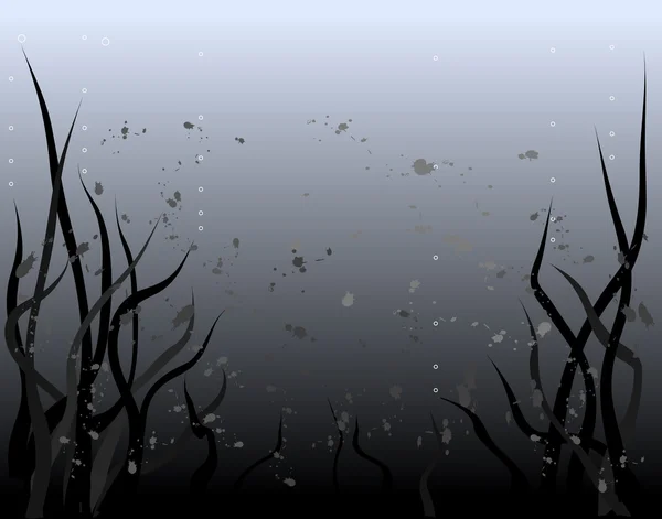 昏暗的水 — 图库矢量图片
