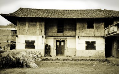 Tradtional Çin çiftlik evi